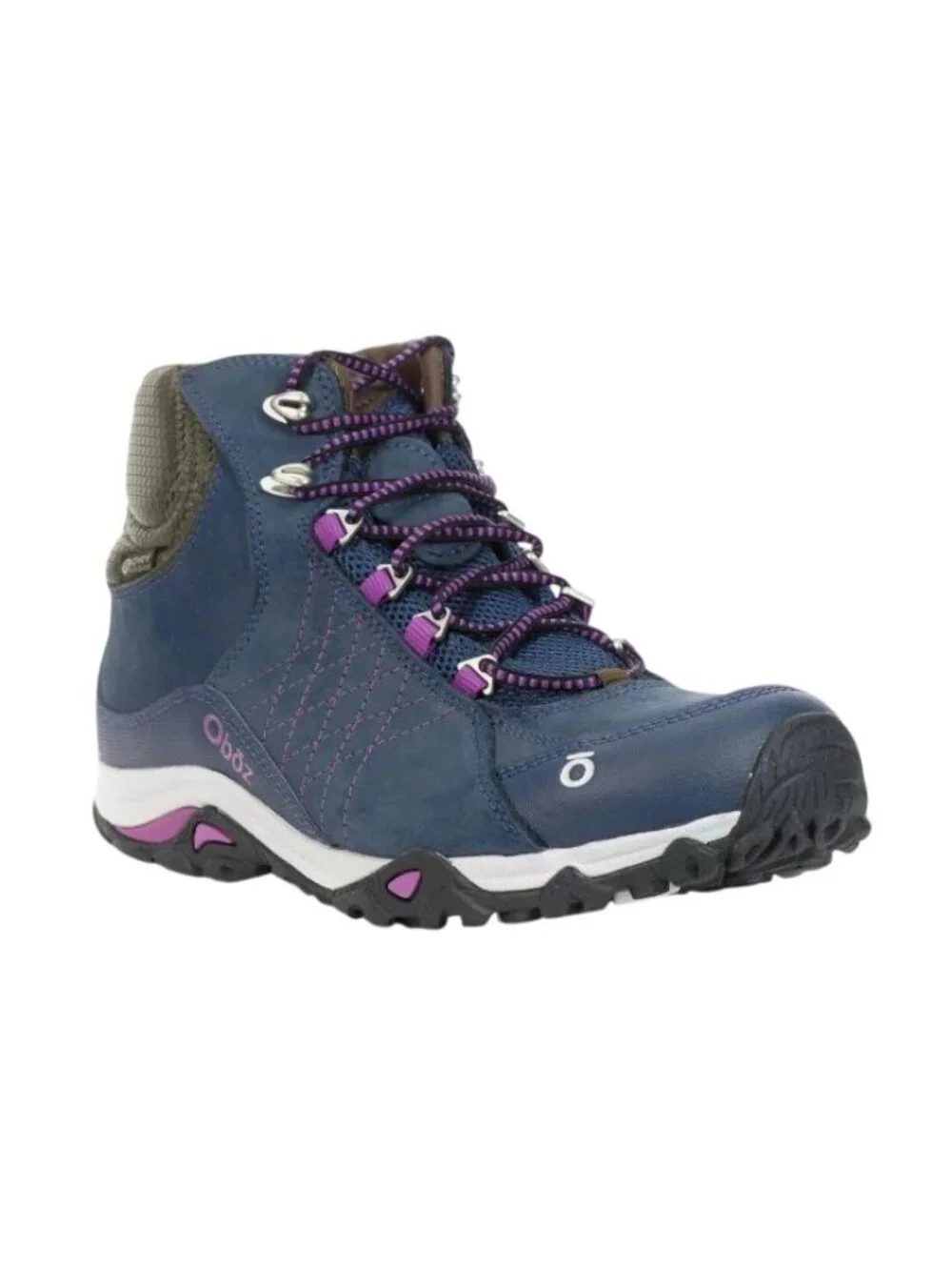 Oboz Women's 10.5 Sapphire Mid Huckleberry Hiking Boots Mid B-Dry Waterproof